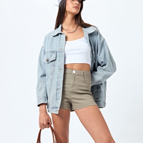 SHORT RENI Verde Seco