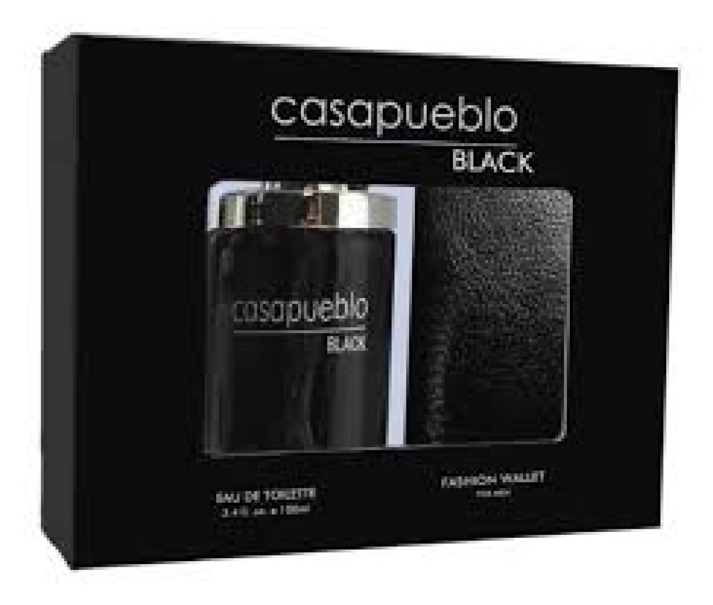 Pack Casa Pueblo Men Black EDT 100 ml + Billetera – Perfume Masculino y Accesorio