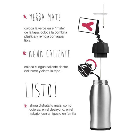 TERMOMATE AUTOCEBANTE 580ML VER A.INOX DOBLE PARED