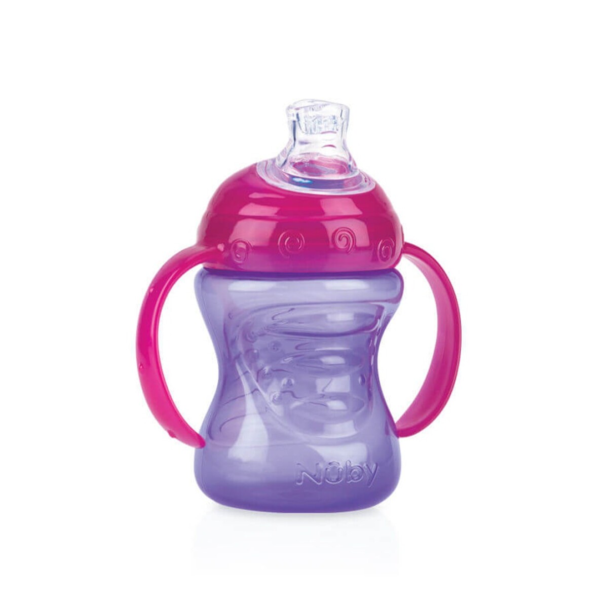 Vaso de Entrenamiento Superspout con Asas 240 Ml - LILA-ROSA 