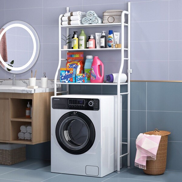 Mueble Organizador Estantes Sobre Lavarropas Metal Baño Mueble Organizador Estantes Sobre Lavarropas Metal Baño