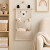 Organizador Colgante Osito Con 3 Bolsillos Para Bebé 60x20cm Blanco