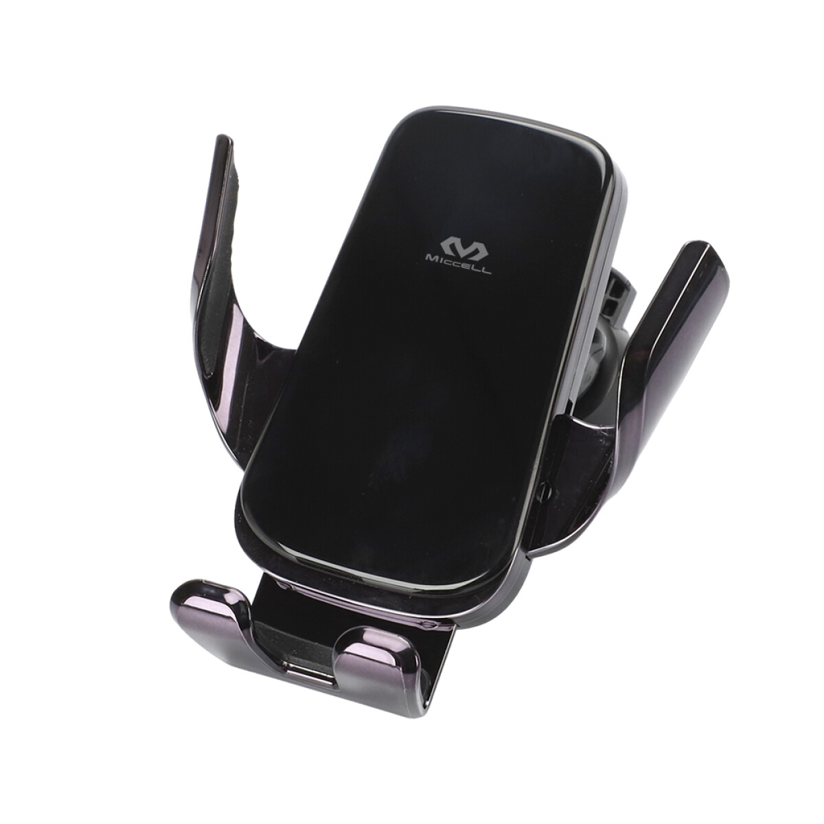 Soporte para auto Miccell con carga inalámbrica y agarre pin 