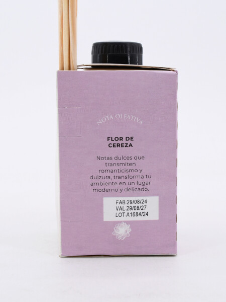 DIFUSOR CEREZA CON VARILLAS ROSADO