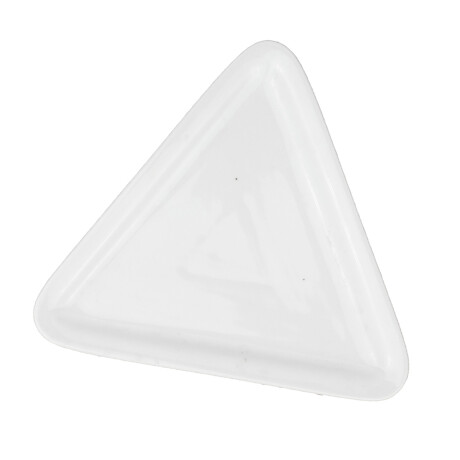 Plato triangular de ceramica Plato triangular de ceramica