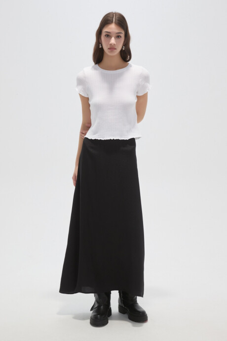 Falda Rasa Negro