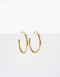 Aros Argollas Metal Aros Argolla De Acero - Dorado