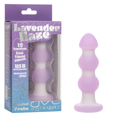 Plug Anal Vibrador Lavender Haze Beaded Probe Plug Anal Vibrador Lavender Haze Beaded Probe