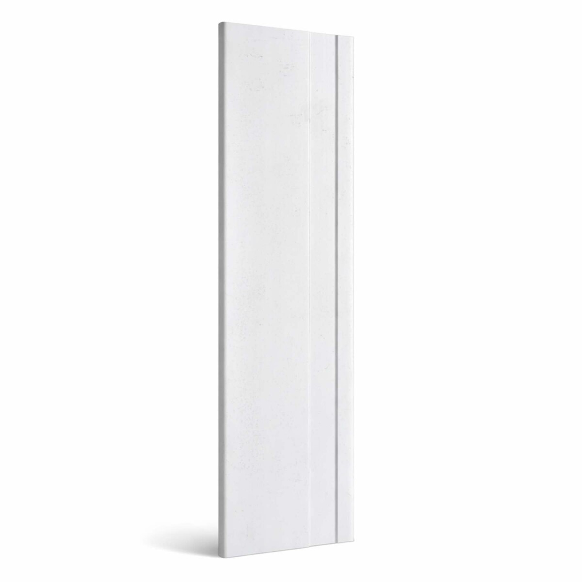 Zócalo De Pvc Plasbil 15mm X 70mm X 2,40M Blanco Pasa Cable - Color Blanco 