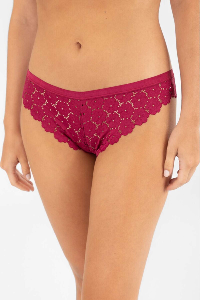 Bikini pali - Bordeaux oscuro 