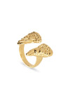 ANILLO EN ALEACIÓN DE METALES BAÑADO EN ORO 18K EN FORMA DE ALAS Anillo