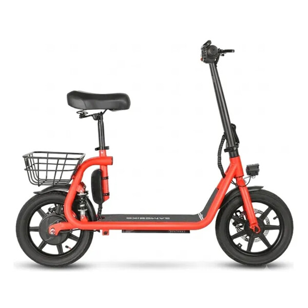 Monopatín Bicicleta Scooter Samebike Sm-c02 500w ROJO