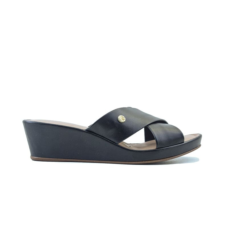 Sandalias Beira Rio Tiras Cruzadas de Mujer - 8457.300-11079 Negro