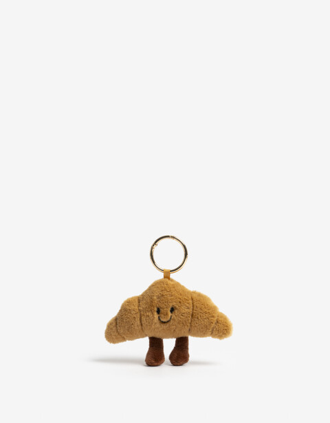 Rega Varios Plushie Charm Croissant - Marron Camel