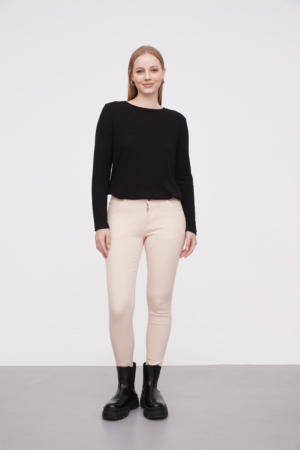 Pantalon Bardot Crema