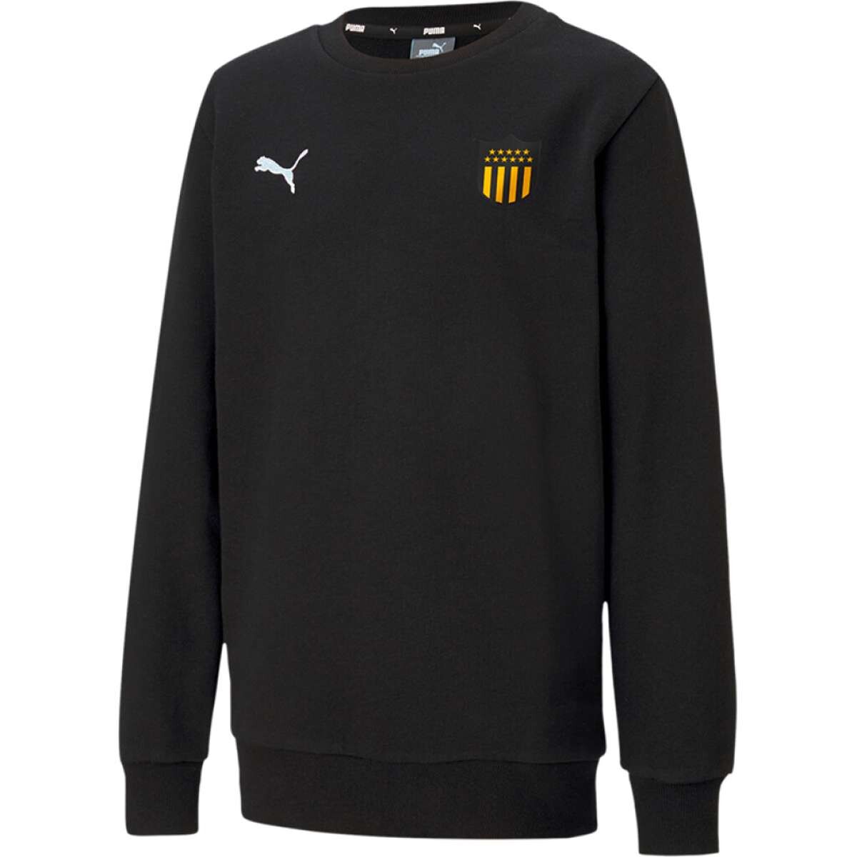 Abrigo Peñarol Teamgoal Cas. Media larga Neck Sweat Jr de Niños - Negro 
