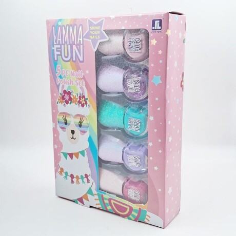 Set de esmaltes infantil x5 Lamma Fun