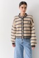 CARDIGAN TERRO TENNIS Crudo