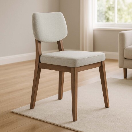 SILLA DE COMEDOR MDF-Y-MADERA NATURAL-BEIGE SILVINA