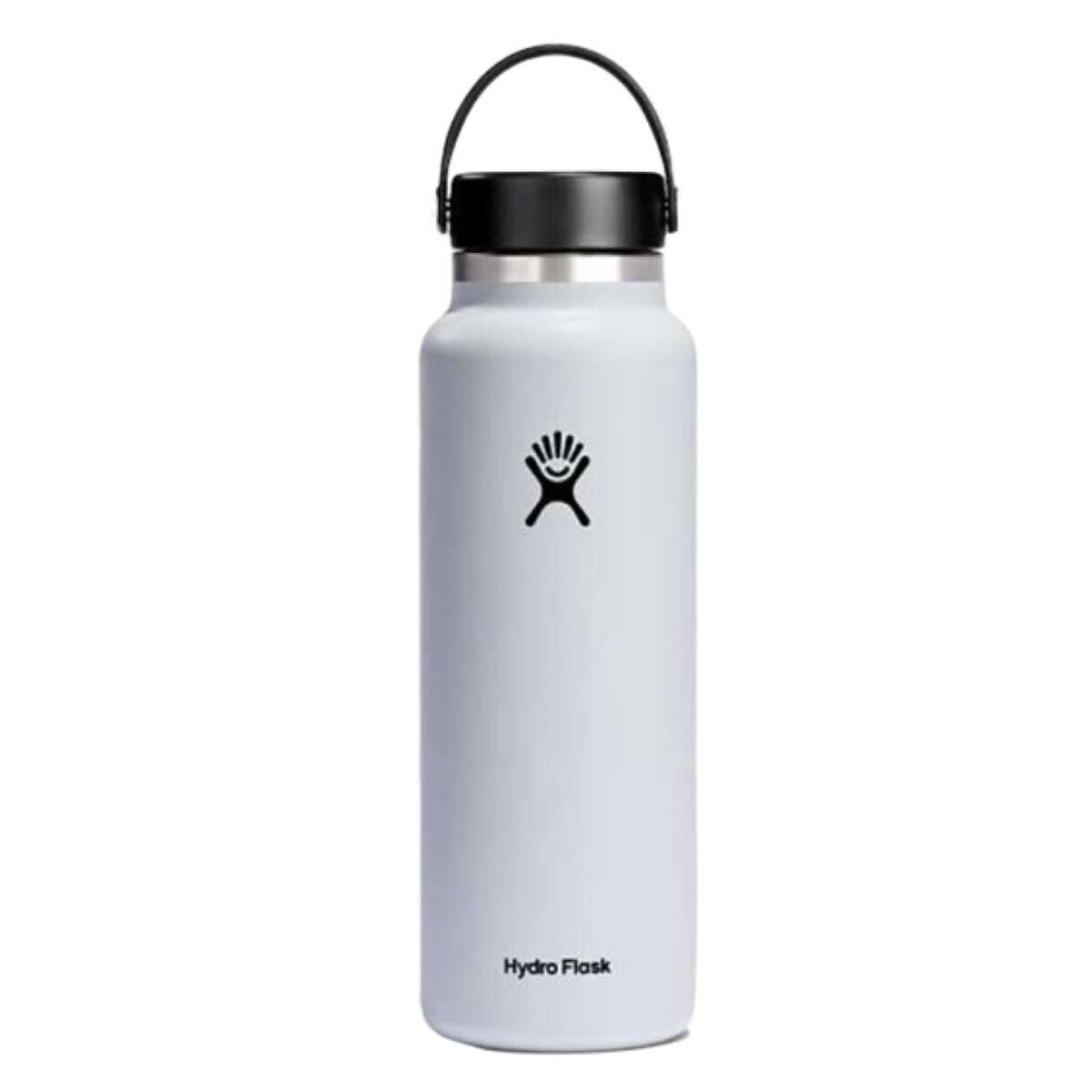 Botella Hydro Flask 40 Oz Wide Mouth 2.0 Flex Cap - Blanco 