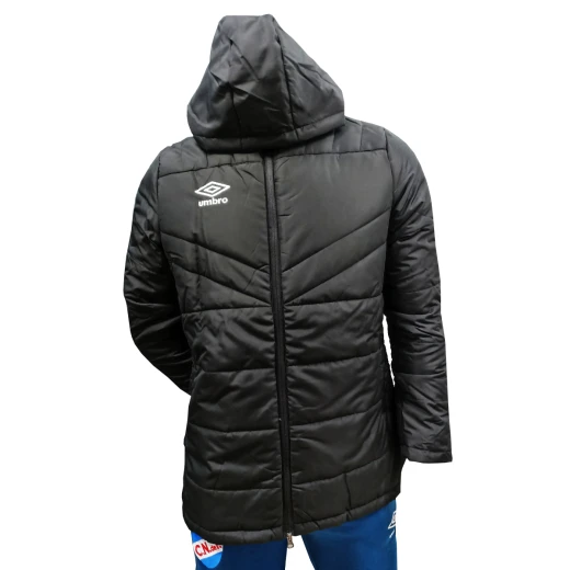 Campera Parka Umbro Hombre New U-Classic Negro Blanco S/C