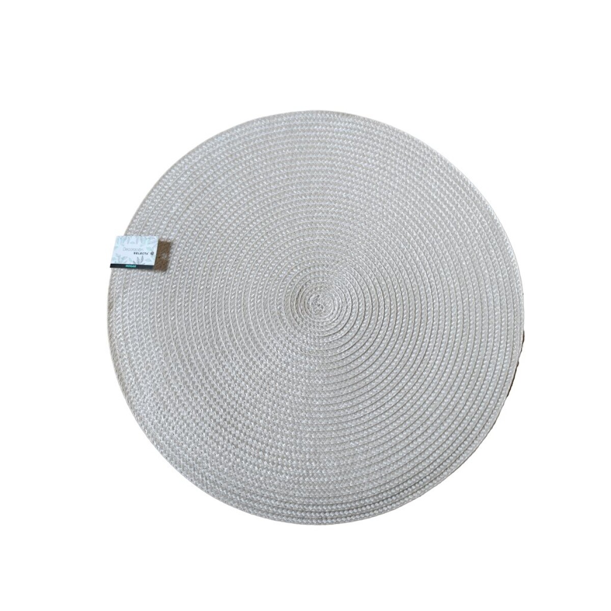 INDIVIDUAL TEJIDO CIRCULAR D38CM BEIGE 