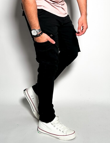 Pantalon Cargo Scar Negro
