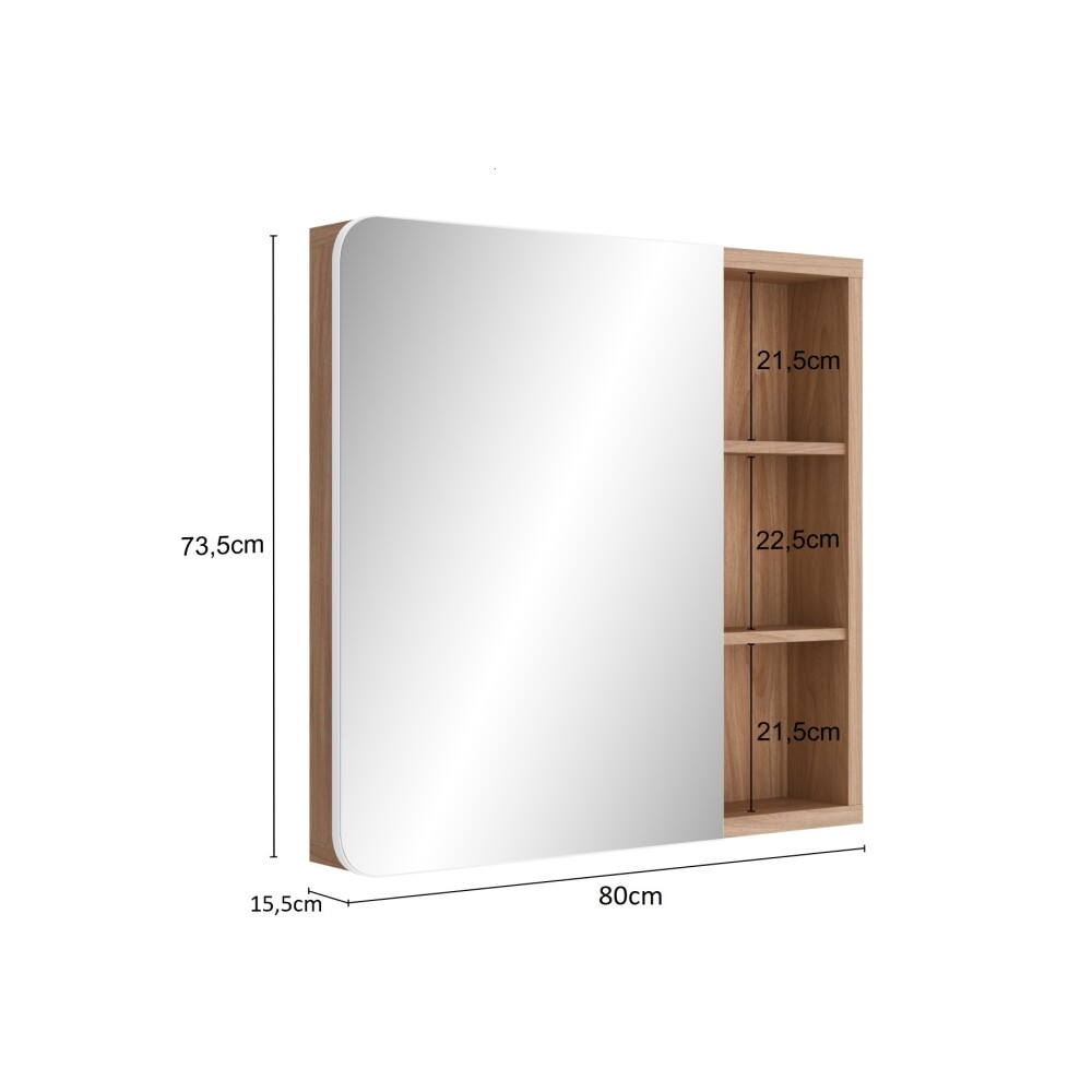 ARMARIO MADRI COLOR TAU/BLANCO 80 CM Armario Madri Color Tau/blanco 80 Cm