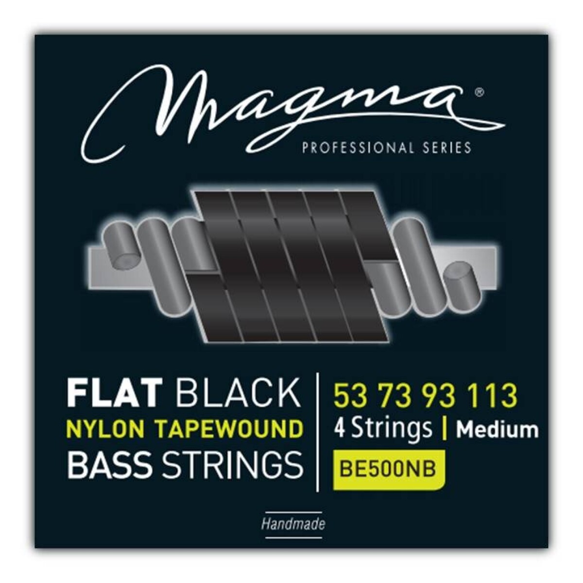 Encordado Magma Bajo FLAT BLACK NYLON 053 BE500NB 