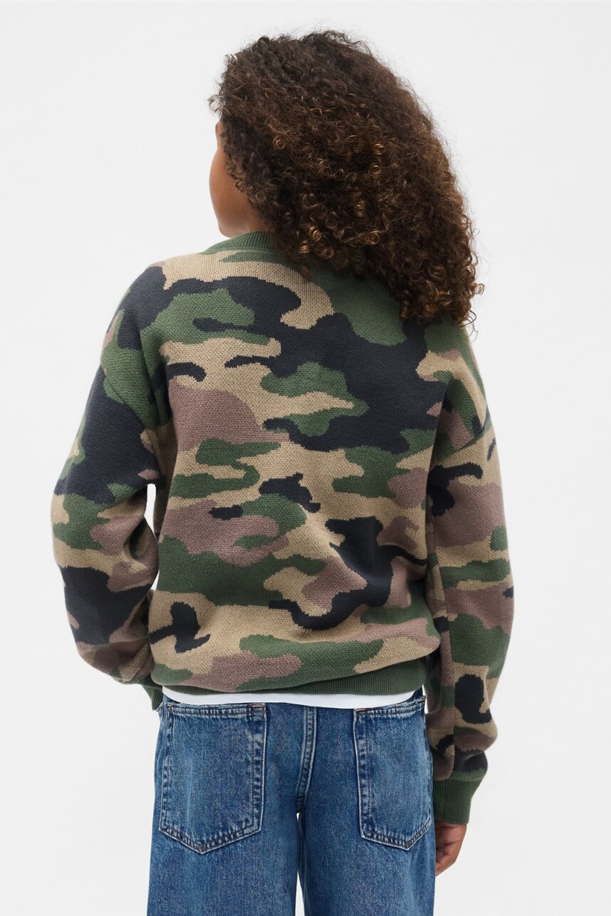 Buzo De Algodòn Niño Camo