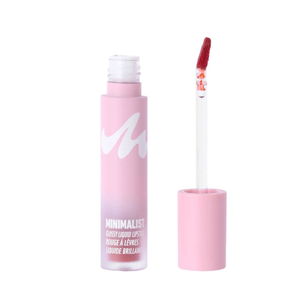 Labial Glossy Minimalist morados Nº12