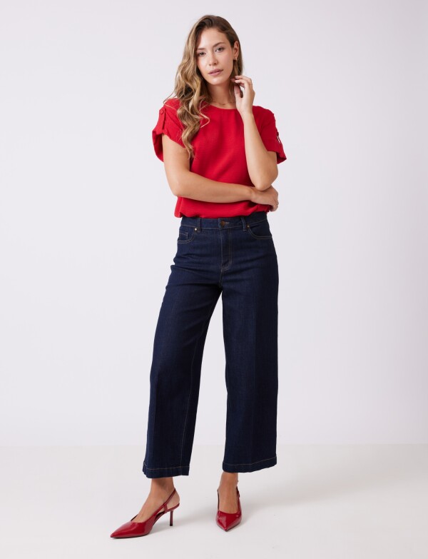 Jean Hr Wide Leg JEAN OSCURO
