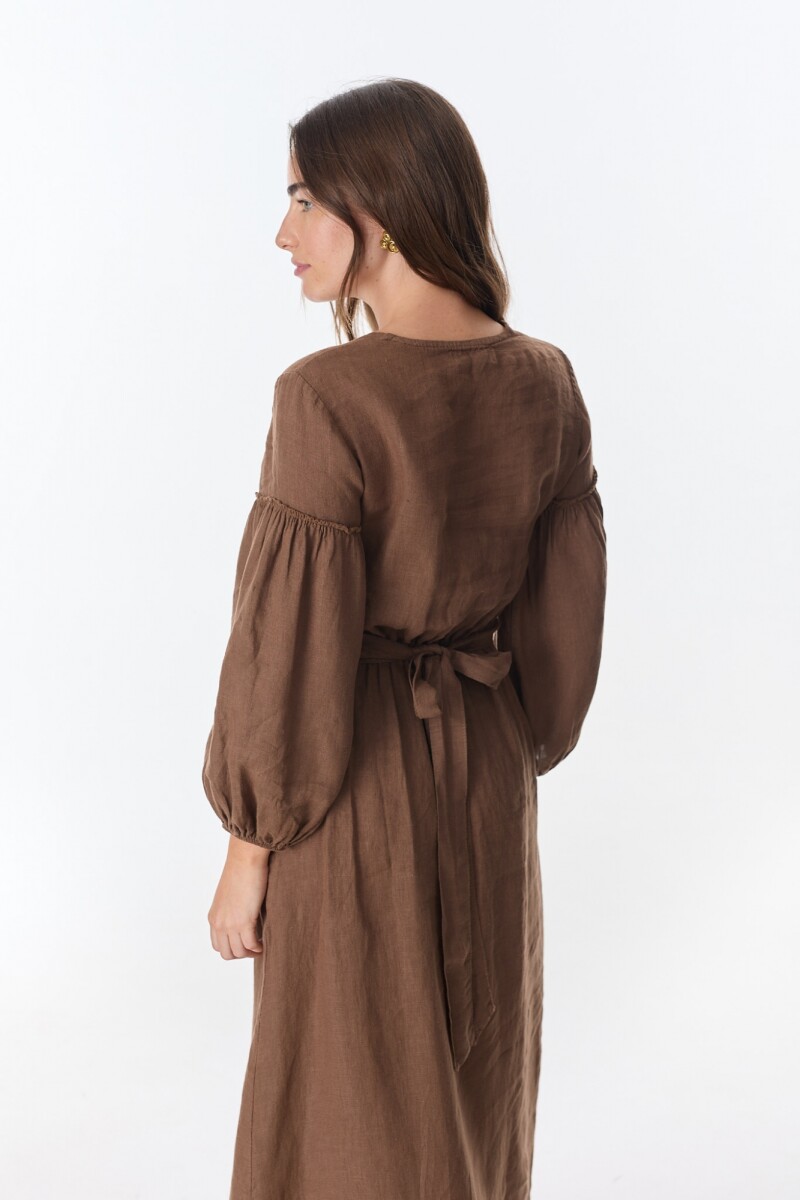 Vestido Tropical Chocolate