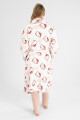 Bata hello kitty coral fleece Rosado