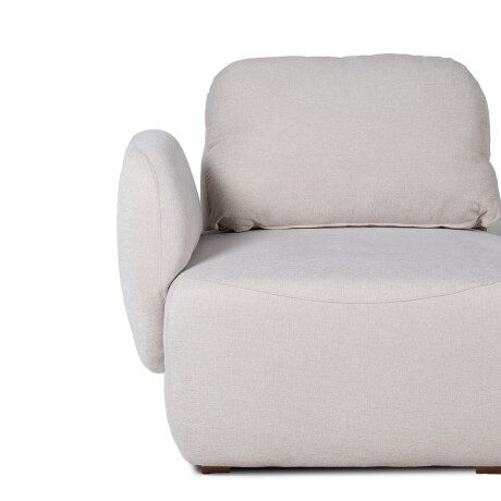 Rinconera Práctico - Tela Microfibra - Chaise Derecho AA-10 (Beige)