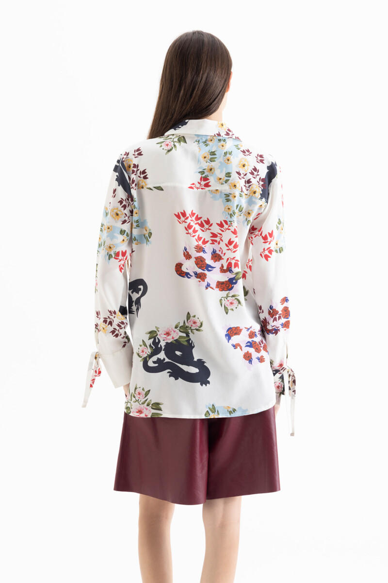 CAMISA DRAGON Blanco