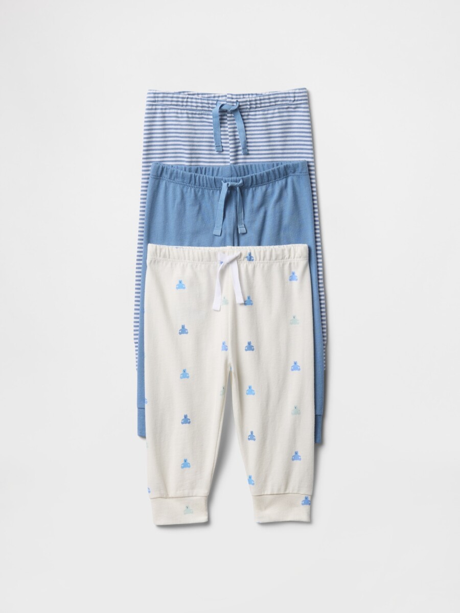 JRSY 3PK PANT BAS - Soft Cornflower 