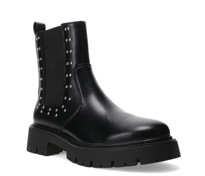 Bota RHODE con elastico y tachas Black