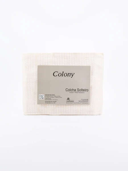 COLCHA COLONY CON 1 FUNDA BEIGE