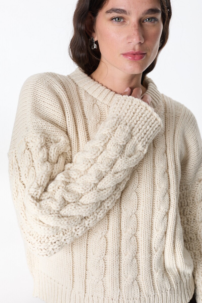 Sweater Leather Sakura - Crudo 