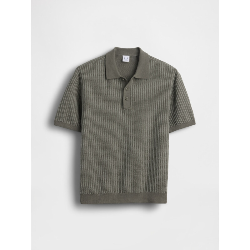 SS GRID POLO SWTR MESCULEN GREEN