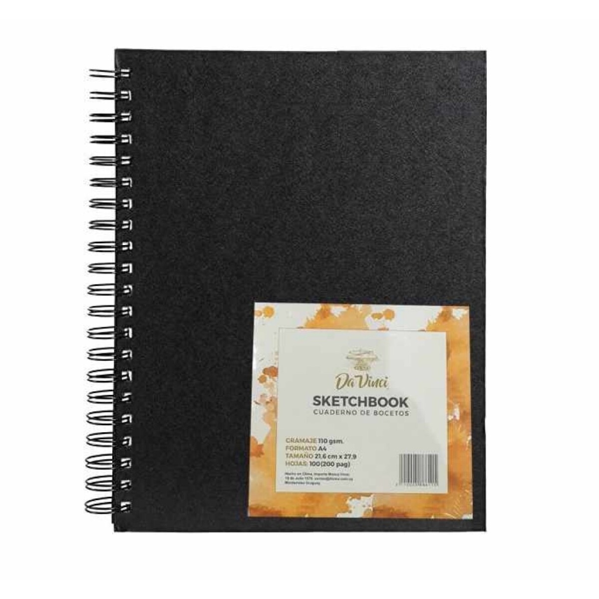 Sketchbookl DaVinci A4 Espiral 100 hojas 
