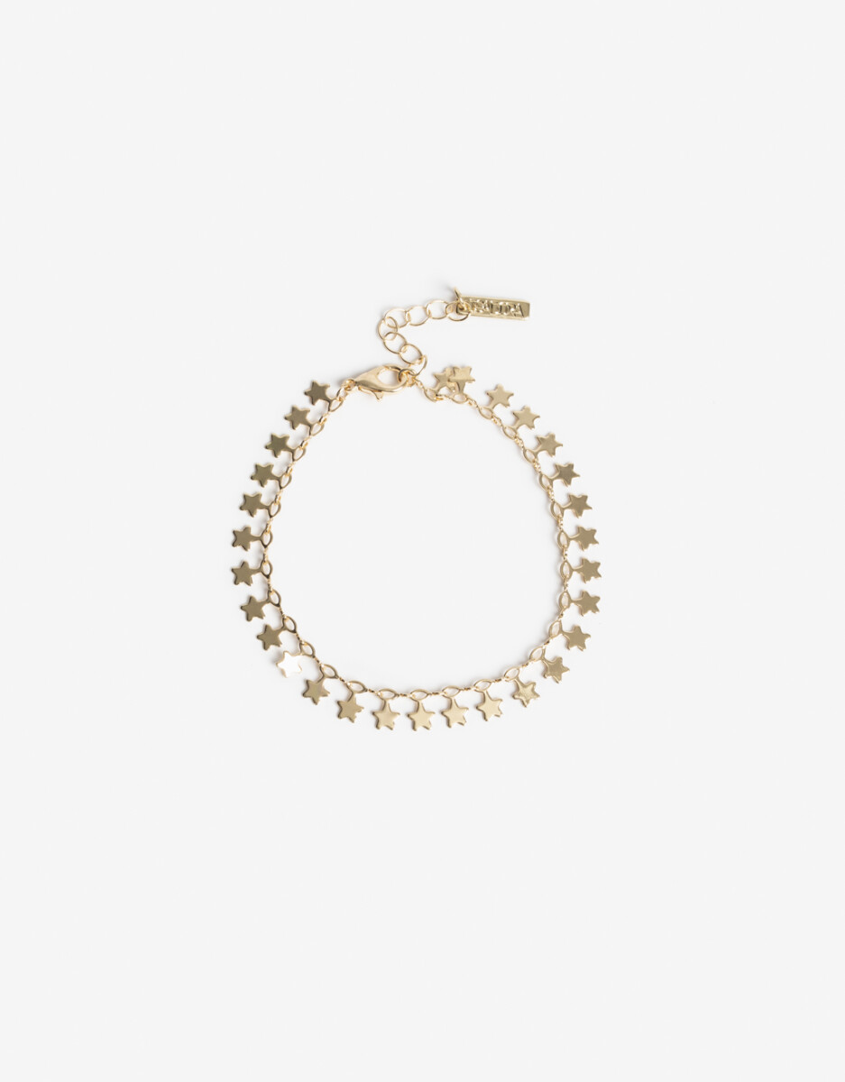 Pulsera Flexible De Estrellas Metal 