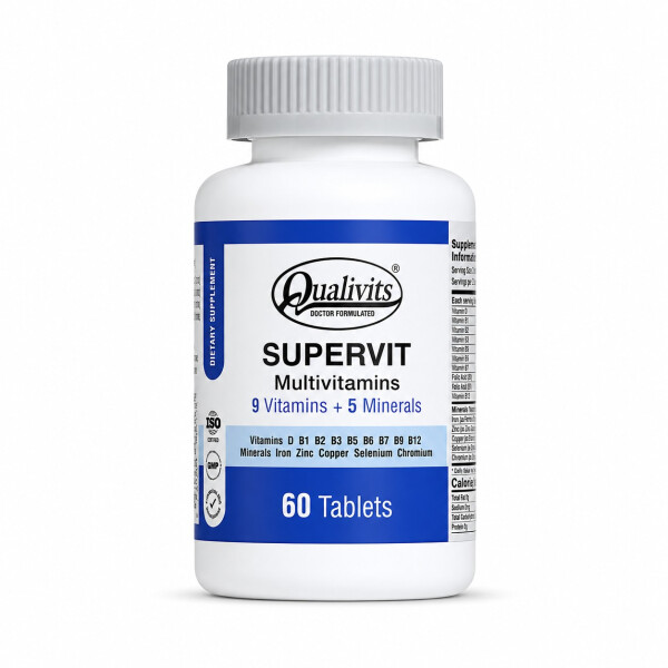 SuperVit Multivitamínico | 60 Cápsulas - Qualivits SuperVit Multivitamínico | 60 Cápsulas - Qualivits