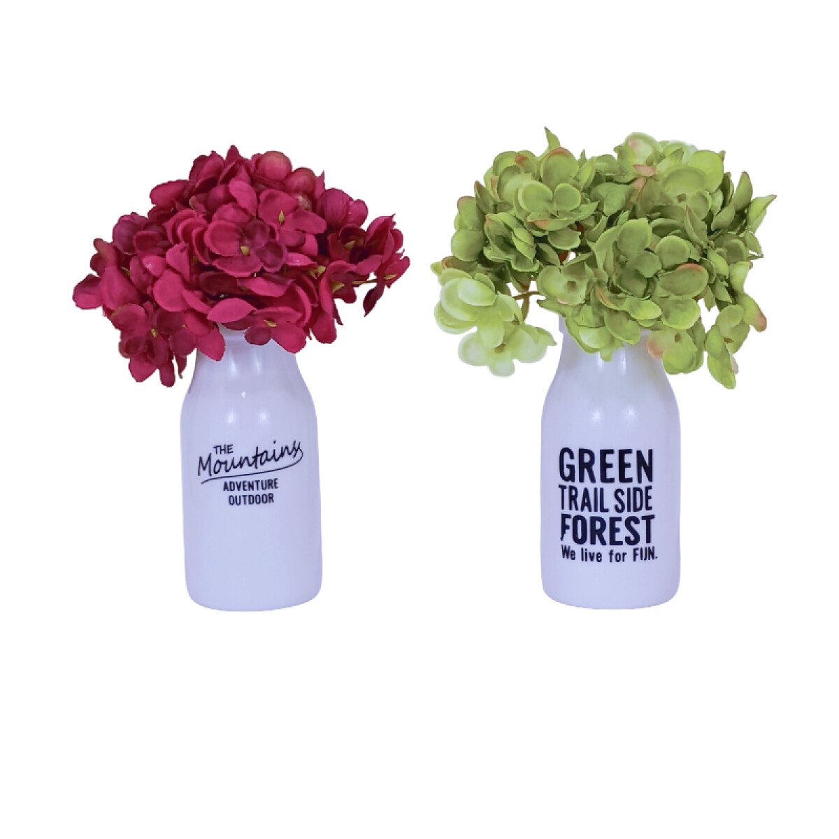Florero botella blanca con escritura - Florero Botella Blanca Con Escritura 