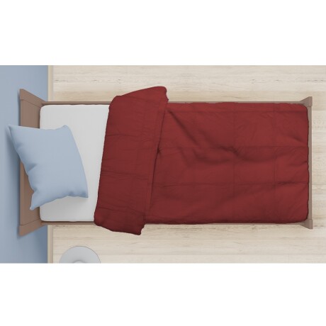 Acolchado De Plumas Home Class Dohler Ropa De Cama 150x220 Bordó