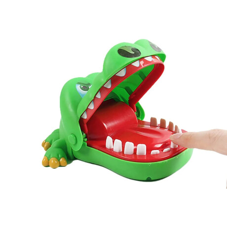 Juego Cocodrilo Mordedor Saca Dientes Muelas Verde
