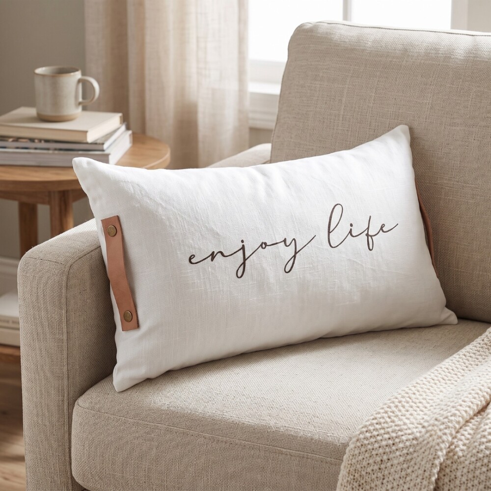 Almohadon Deco 60x36 Tusor - Pilar Enjoy