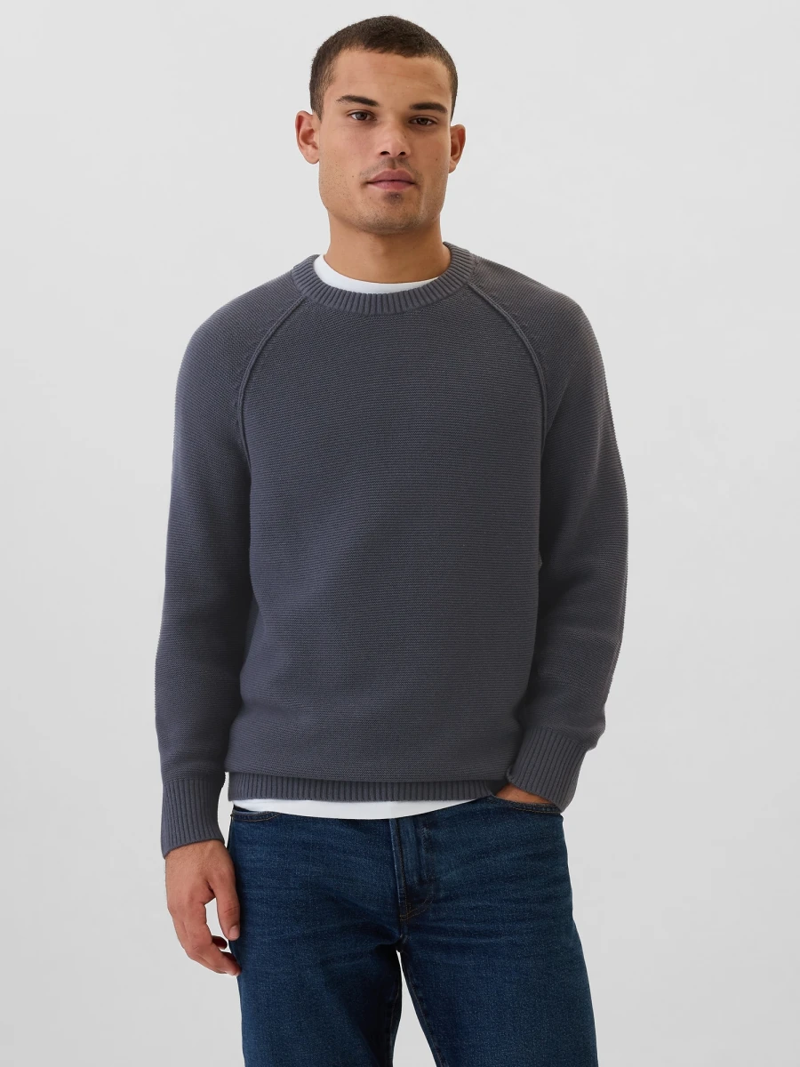 Buzo Raglan Hombre - Deep Sailor Blue Spcdy 