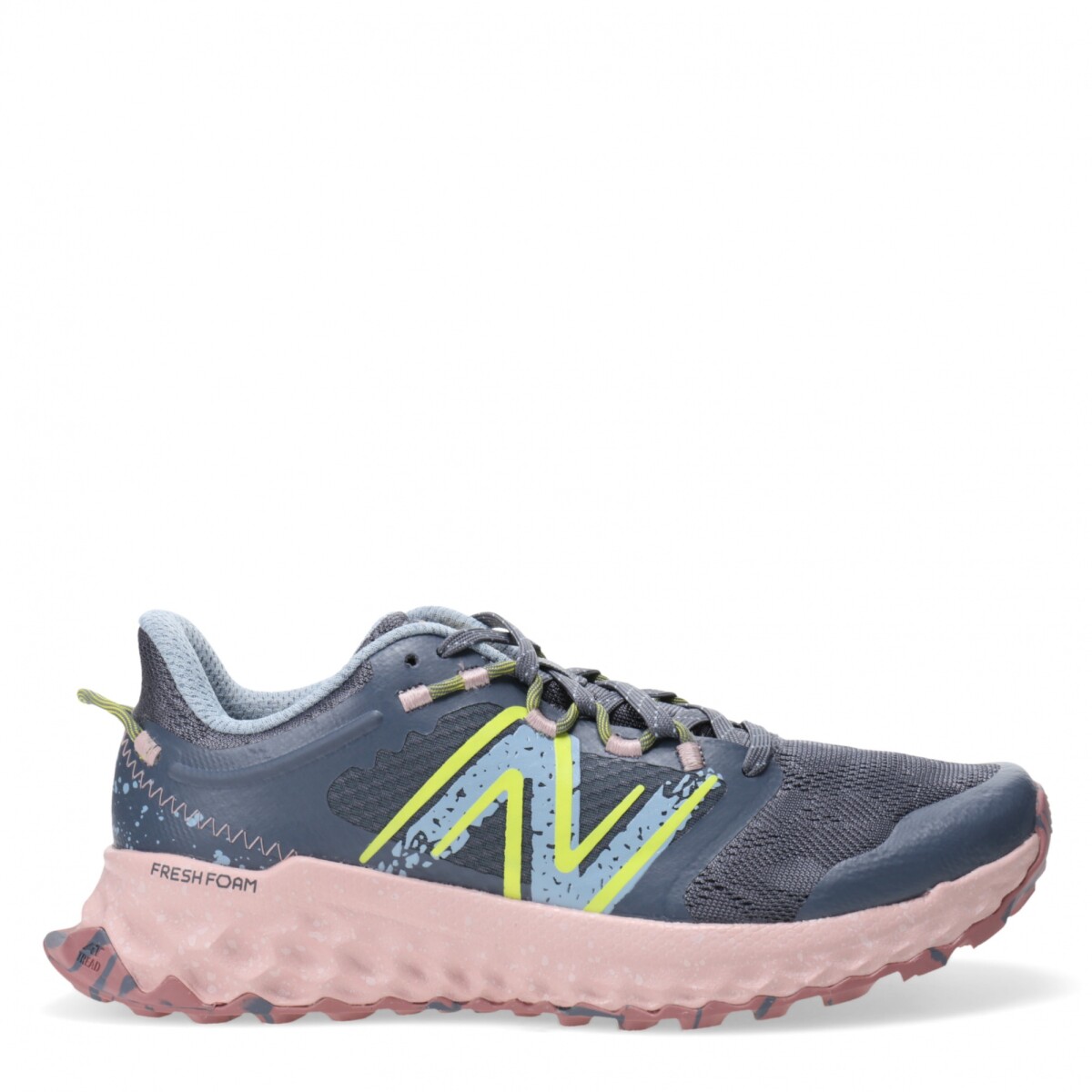 Championes de Mujer New Balance Fresh Foam Garoé New Balance - Gris Oscuro - Rosado Celeste 